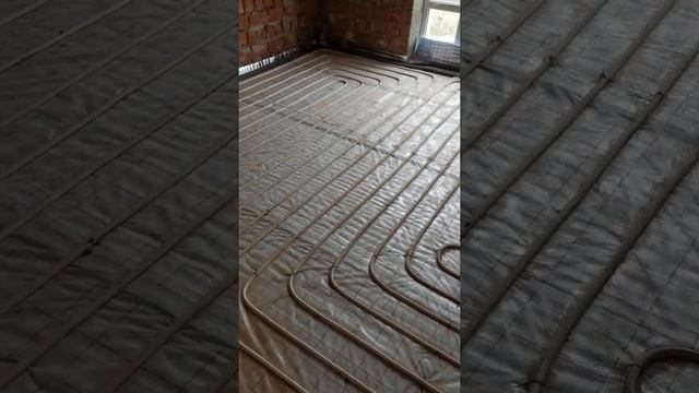Укладка тёплого пола на первом этаже частного дома. смотреть онлайн