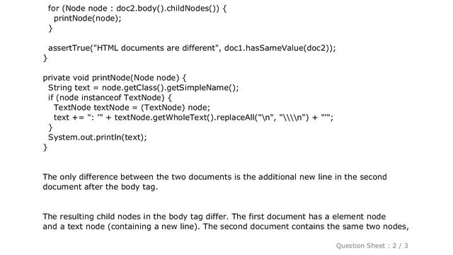 HTML : Compare two HTML documents using Jsoup (Java) смотреть онлайн