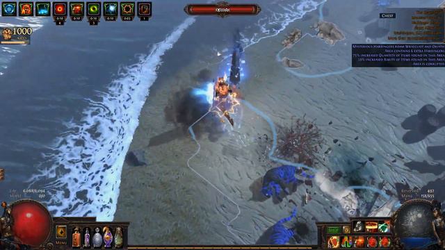 Path Of Exile 3.0 - Blade Flurry Gladiator T15 Beachhead Map смотреть онлайн