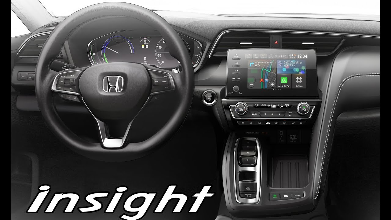 Honda Insight Интерьер. смотреть онлайн