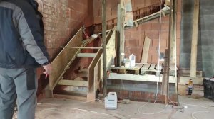 Лестница на тетивах из бетона