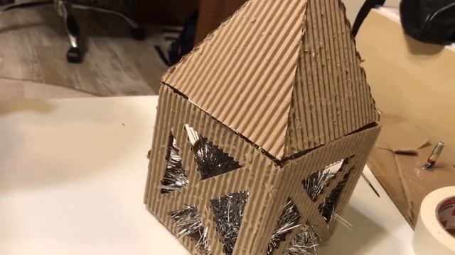 ✨ Как сделать новогодний фонарик из картона. смотреть онлайн