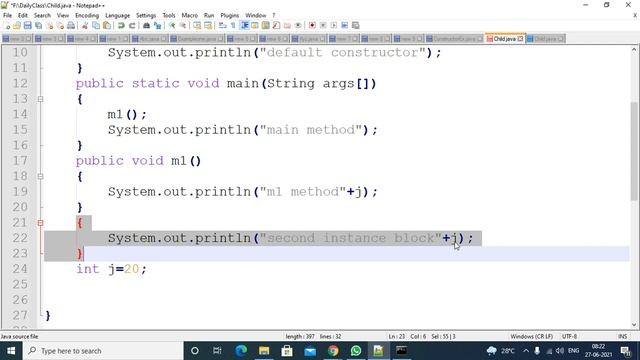 Core Java || static and instance flow in parent child || by M.Srinivasreddy sir смотреть онлайн