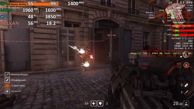 AMD Ryzen 5 3400G Test | Wolfenstein Youngblood | Gameplay Benchmark | LowSpecGamer - like смотреть онлайн