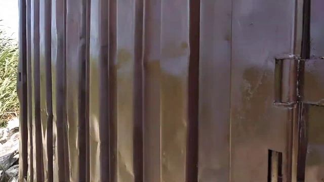 красим контейнер краскопультом. Не крась белым, пока не посмотришь!