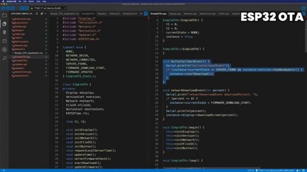 OTA Solution - Build your own OTA platform (2/2, ESP32 OTA Application)