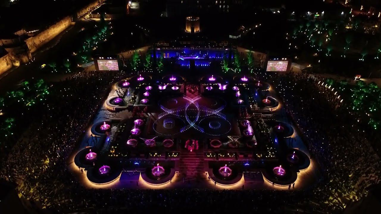 Еще немного Дербентского фонтана под трек группы "Black Angels" смотреть онлайн