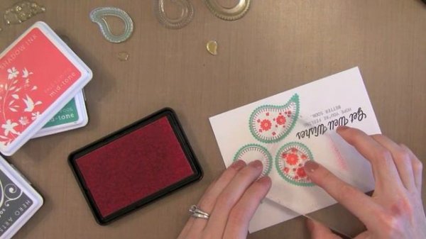 Get Well Wishes Layered Stamping Card