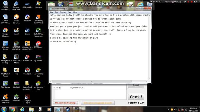 How to fix steam crack (missing executable) смотреть онлайн