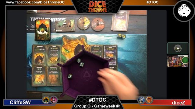 Dice Throne Online Championship - Group O - diceZ vs CliffeSW смотреть онлайн