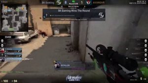 CS:GO - SK vs AVANGAR - Adrenaline Cyber League 2018 - Map4 Dust2 - GRAND FINAL