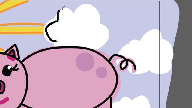 Рисуем свинку детям часть 91 смотреть онлайн