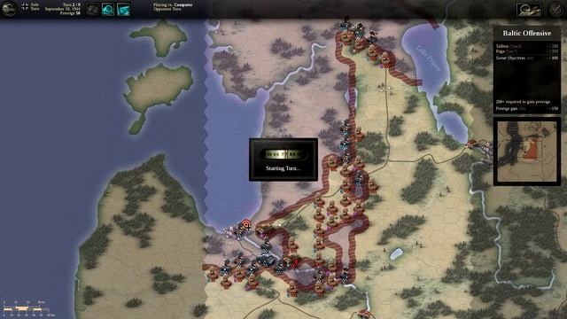 Baltic Offensive: Brilliant Victory | Soviets | Unity of Command Red Turn DLC Lets Play смотреть онлайн