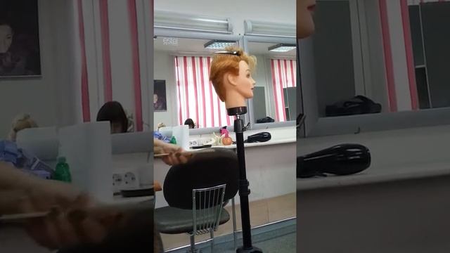 стрижка обучение часть 7