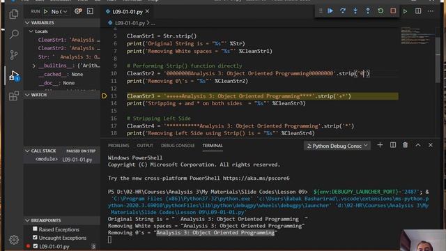 Lesson 9 (Part 1): Split and Strip Methods in Python смотреть онлайн