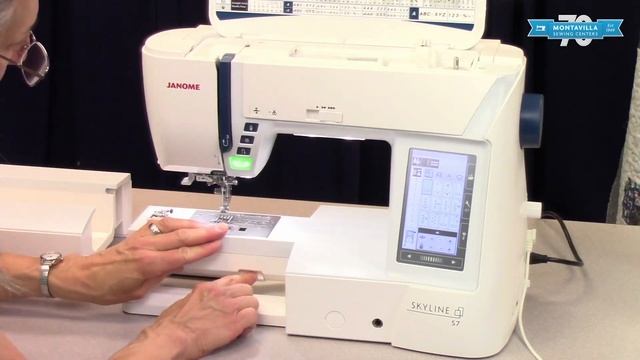 Overview of the Janome Skyline S7 Sewing & Quilting Machine смотреть онлайн