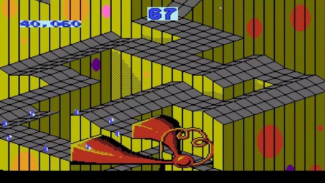 NES: Marble Madness Level 5: The Silly Race Walkthrough [HD] смотреть онлайн
