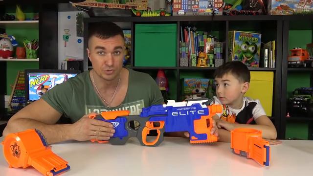 Нерф Элит Хайперфайр Nerf Elite HyperFire купить в Nerf-x.ru смотреть онлайн