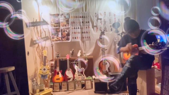 no.94【ウクレレ×斉藤和義×epiphone hummingbird ukulele 】月影。 смотреть онлайн