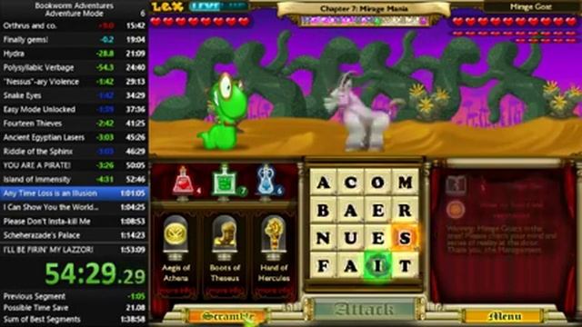 Bookworm Adventures "Adventure Mode" in 1:44:29 [FWR] смотреть онлайн