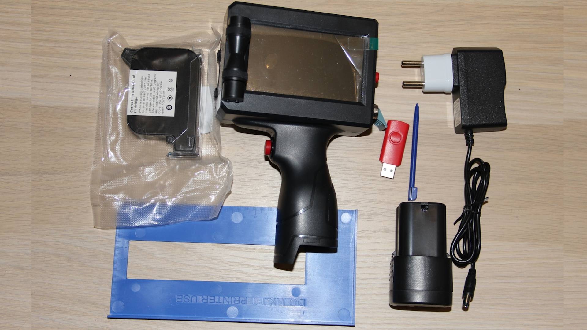 Калибровка экрана принтера-маркиратора