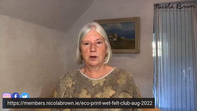 Eco Print & Wet Felt Club Launches Tonight! #ecoprinting #botanicalprinting #sustainabletextiles смотреть онлайн