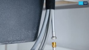 Как установить кухонный смеситель GROHE QuickFix с выдвижным изливом