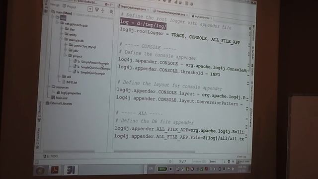 Java Junior February: Логирование. Лекция #8 (Часть 3) смотреть онлайн