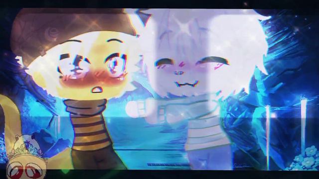 Talking to the moon {undertale} {monster kid x Asrael/flower} {Gacha Club edit} смотреть онлайн