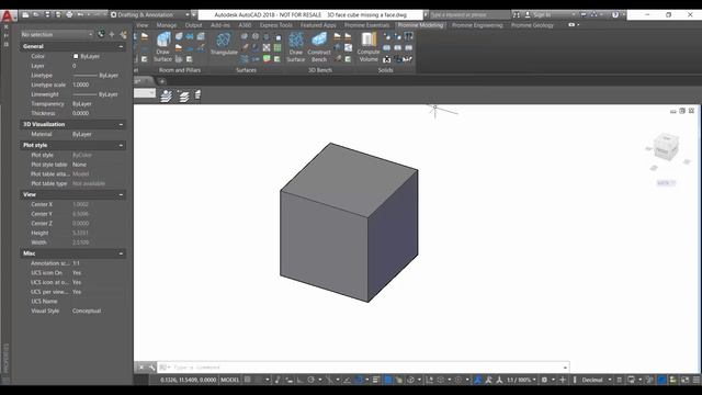Promine AutoCAD Tip of the Week: The 3DFACE Command смотреть онлайн