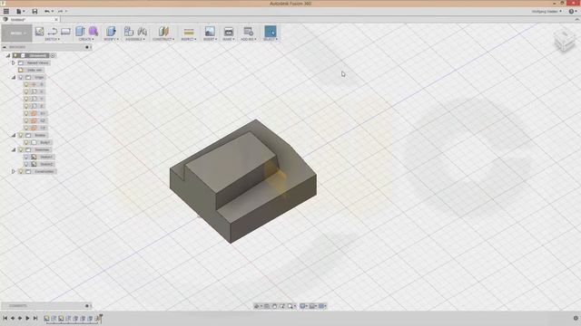 8.1 Oberschale - Autodesk Fusion 360 Training - Draft - Shell смотреть онлайн