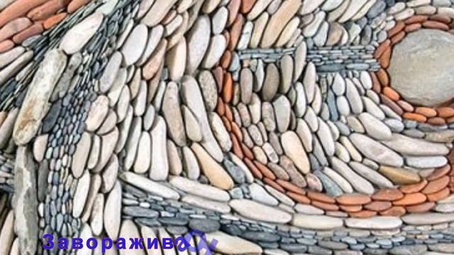 Удивительные композиции из камня на стенах своего дома смотреть онлайн