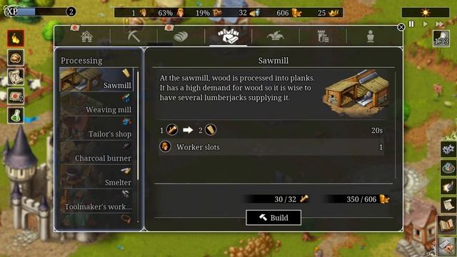 Townsmen - A Kingdom Rebuilt │Кампания │01 → Основы смотреть онлайн