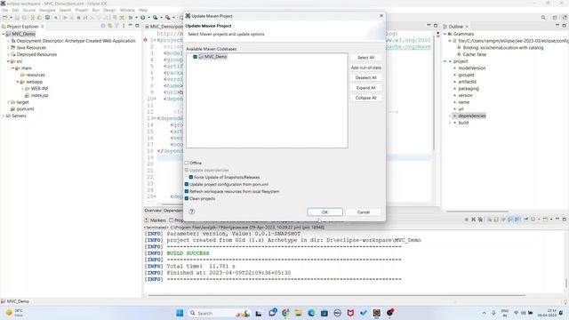 How to remove Errors index.jsp , pom.xml in Maven Web-App in Apache Tomcat Version-10 in Eclipse Id смотреть онлайн