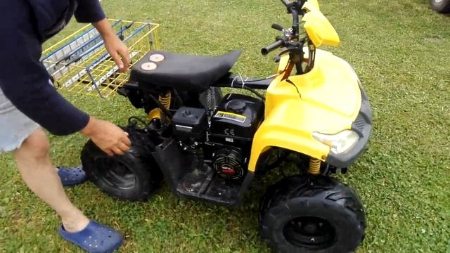 Переделка электро квадрика на мото смотреть онлайн