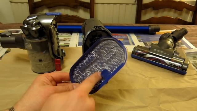 Dyson DC44 - Removing & washing the Filter - An owners guide - Digital Slim DC44 DC59 DC45 Animal смотреть онлайн