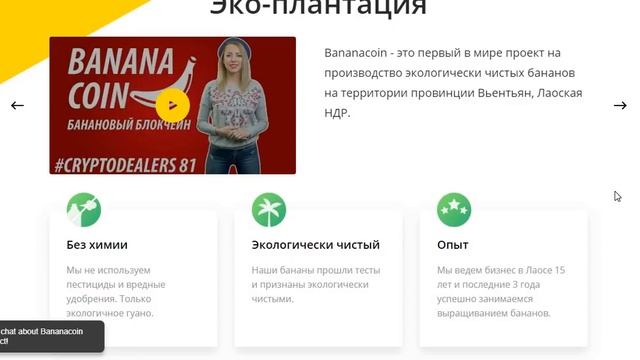 Обзор BananaCoin ICO - Проект по Производству Экологически Чистых Бананов. Banana Coin ICO Review смотреть онлайн