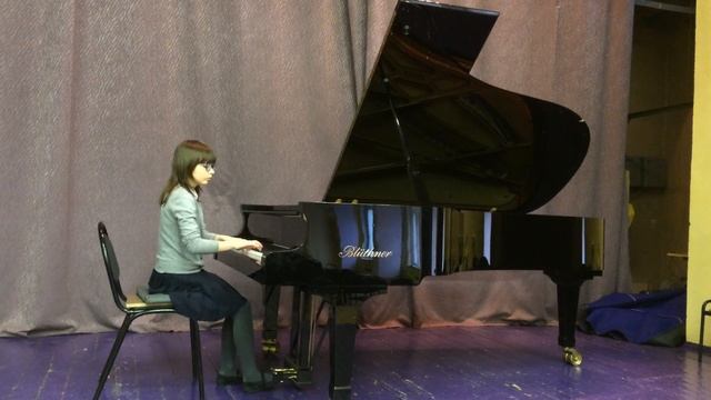 Новикова Стефания Р. Глиэр "Эскиз" ор. 34 № 12 смотреть онлайн