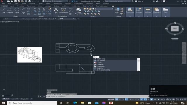 Simple 2D shape making in AutoCAD 2022 | Part 01 | Engineer Tauseef Ullah смотреть онлайн