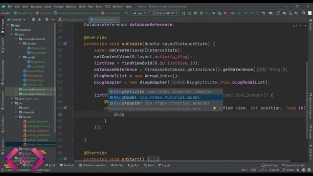 Firebase Authentication - Pass data from ListView to another activity or Layout in Android? PART - смотреть онлайн