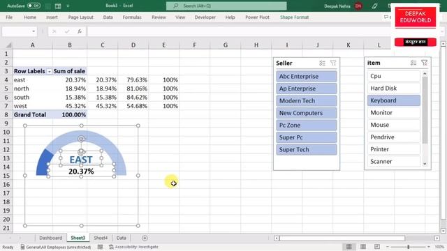 ? How To Build MODERN Dynamic Dashboard in Excel | Excel Dashboard смотреть онлайн