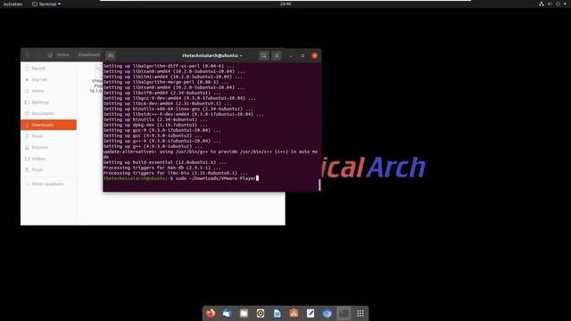 Installing VMware Workstation Player 16 on Ubuntu 20.04 Focal Fossa смотреть онлайн