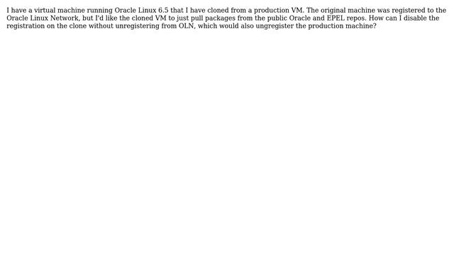 DevOps & SysAdmins: Disable Oracle Linux Network registration on a cloned virtual machine смотреть онлайн