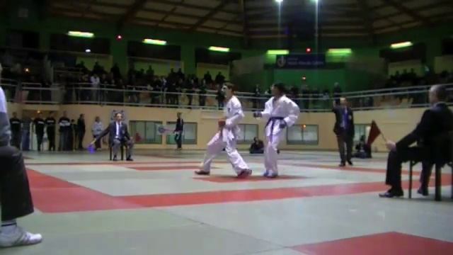 Open karate Wasquehal 2010 final -68Kg male смотреть онлайн