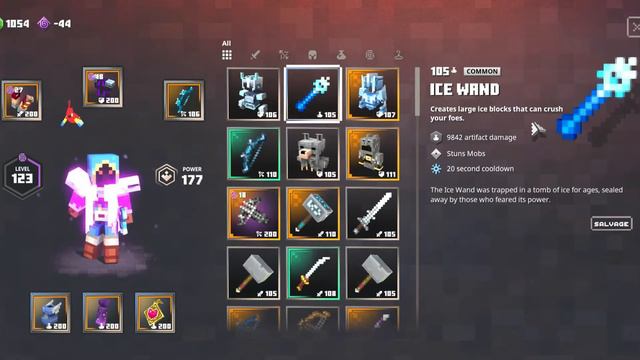 New Creeping Winter Items! + New Enchantments! Minecraft Dungeons смотреть онлайн