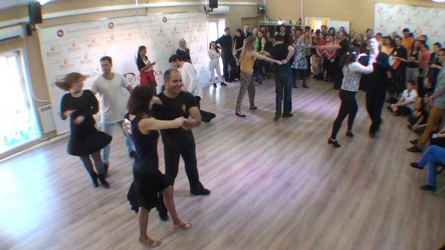 1.4.2017 Динамика Pro/Am Beginner партнёрши 1/8 заход 2 смена 2 смотреть онлайн