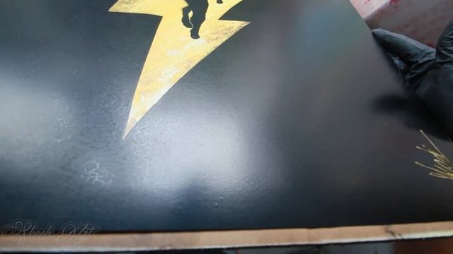 Black Adam - Dwayne Johnson -SPRAY PAINT ART by Skech - ( Glow In The Dark ) смотреть онлайн