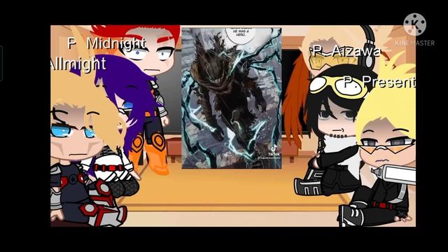 'Past Pro Heroes React to Manga Deku' | Short | Part 1 | смотреть онлайн