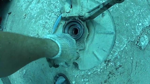 Замена конусных подшипников на нерегулируемые роликовые  Нива 21214