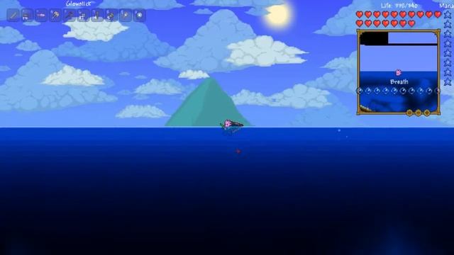Terraria 1.2.0.2. Карта сокровищ. И король слизней! смотреть онлайн